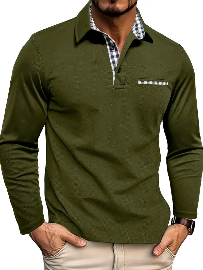 Ethan – Long-sleeved polo shirt