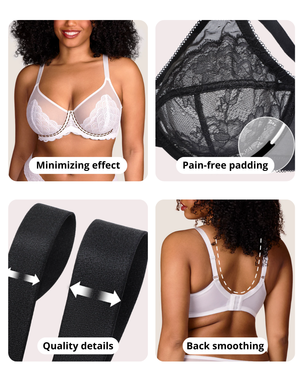 Mirella - Breast Reducing Bra - Invisible Comfort, Unstoppable Confidence