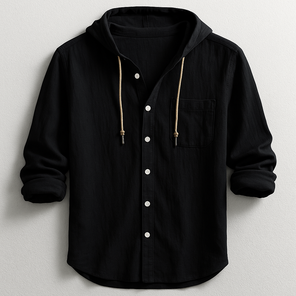 Liam | Modern Hooded Elegance Shirt