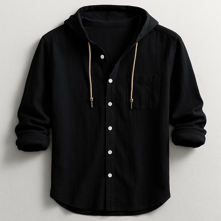 Liam | Modern Hooded Elegance Shirt