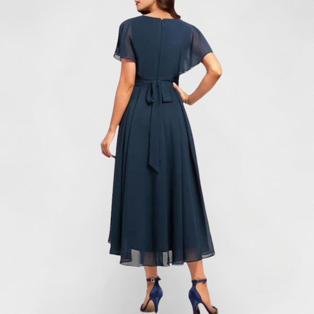 Catalina - Flowing V-Neck Dress