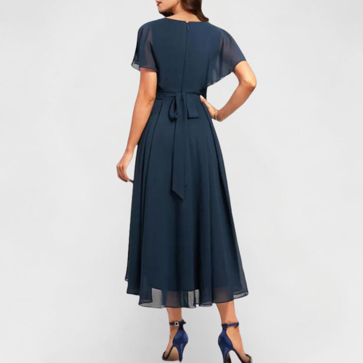 Catalina - Flowing V-Neck Dress
