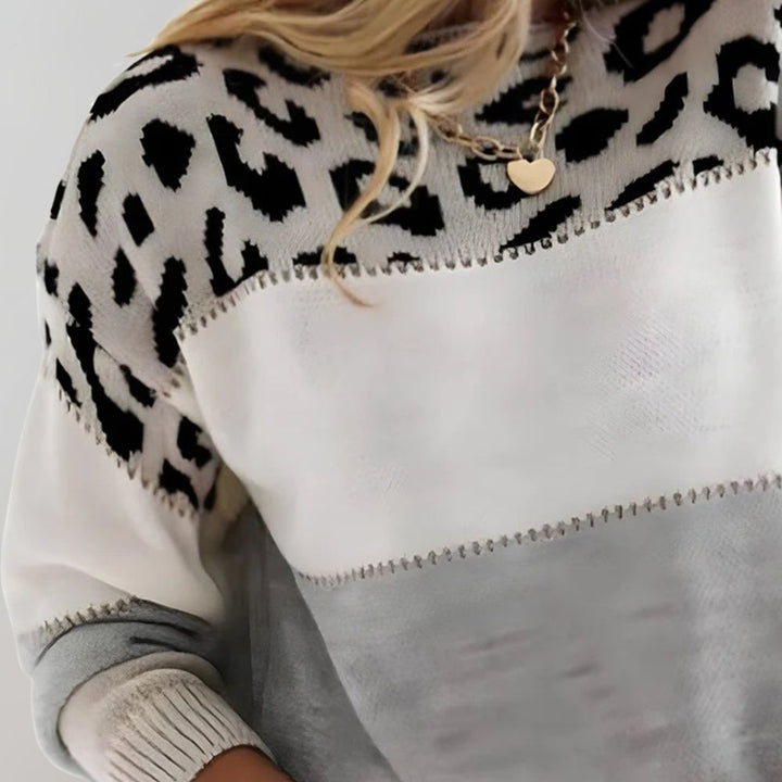 ARIA - LEOPARD PRINT JUMPER