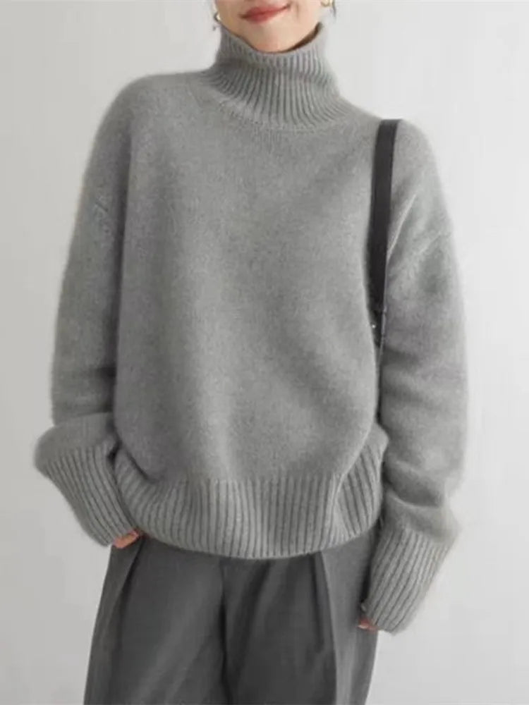 Amelia - High cashmere collar