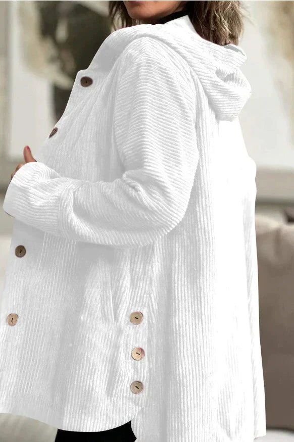 Cordio - Cozy Corduroy Hooded Jacket