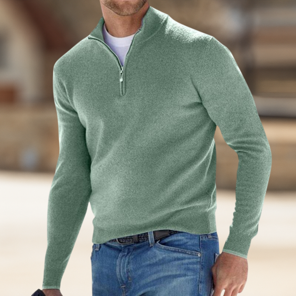 Harris | Effortless Comfort Zip Sweater