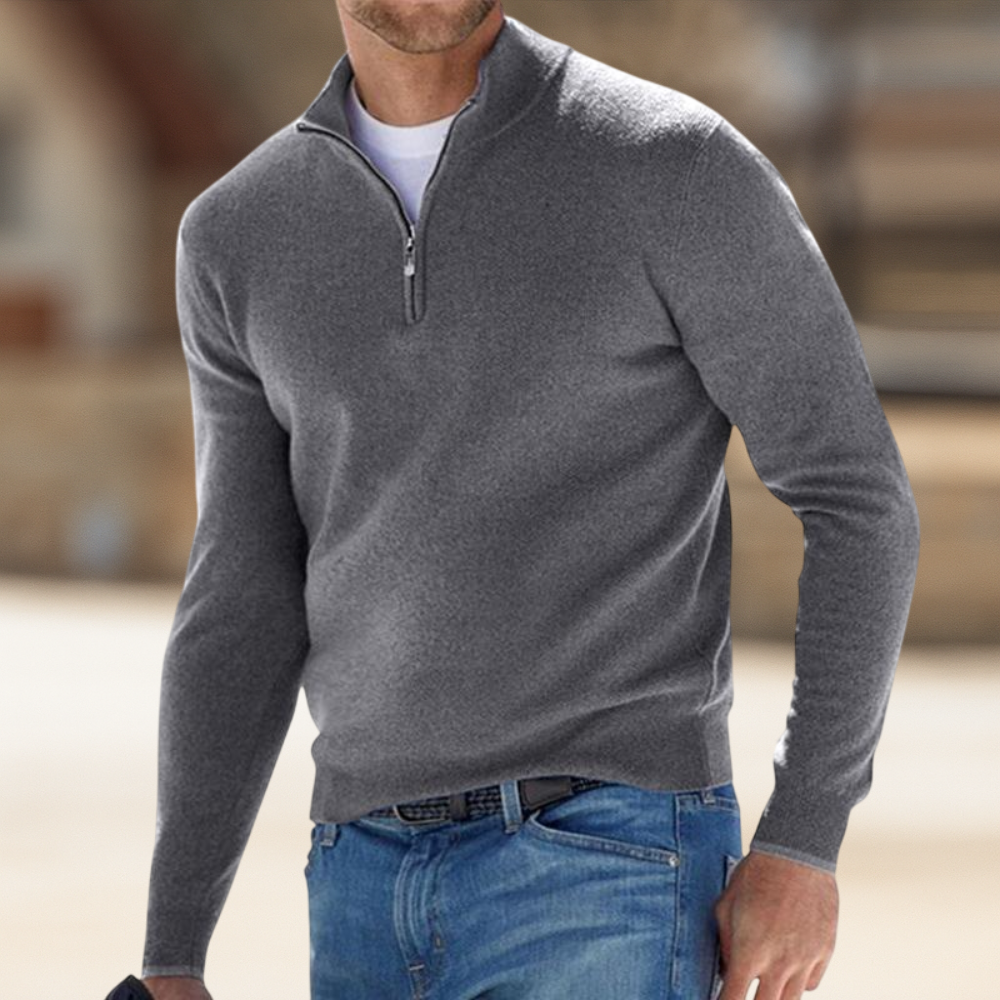 Harris | Effortless Comfort Zip Sweater