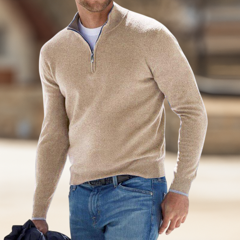 Harris | Effortless Comfort Zip Sweater