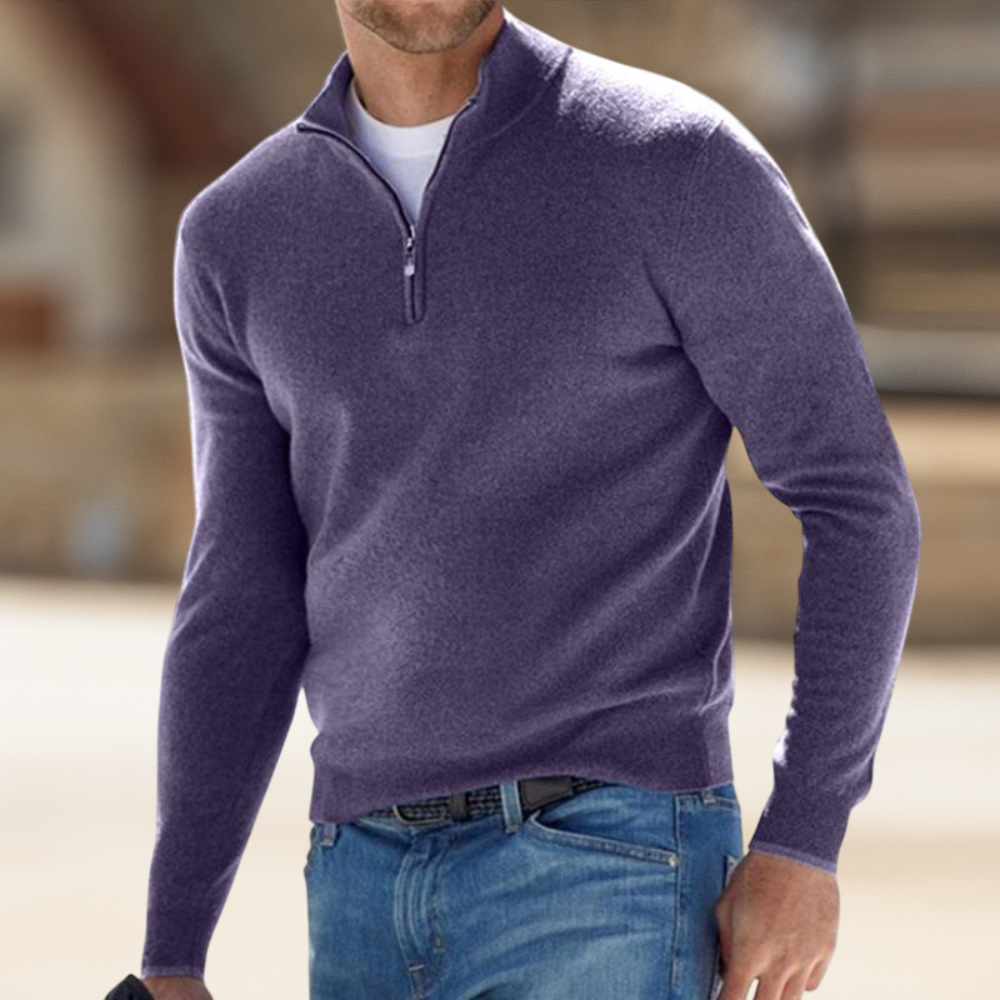 Harris | Effortless Comfort Zip Sweater