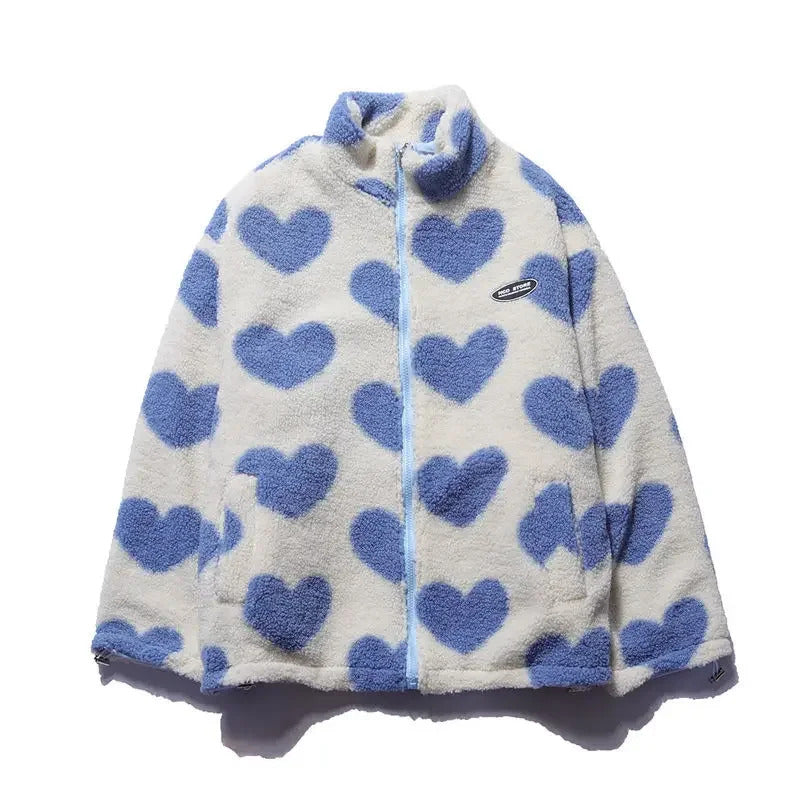 Ashely | Reversible heart jacket