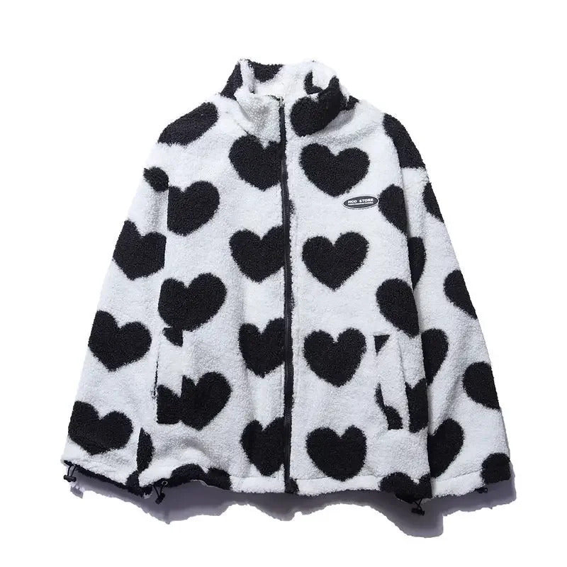 Ashely | Reversible heart jacket