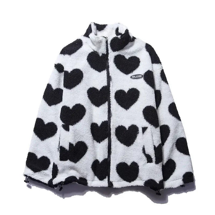 Ashely | Reversible heart jacket