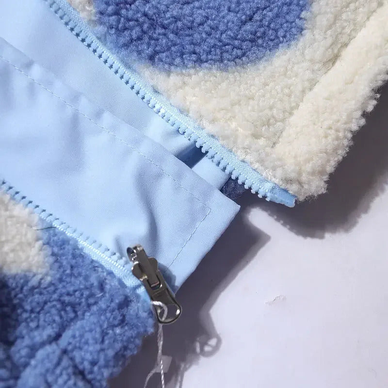 Ashely | Reversible heart jacket