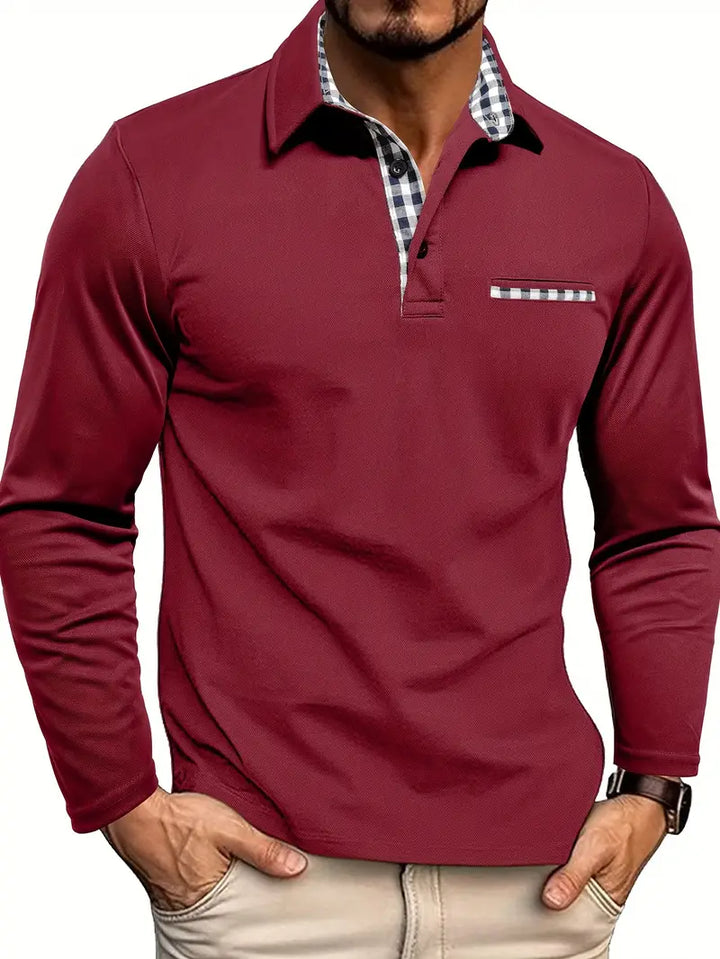 Ethan – Long-sleeved polo shirt