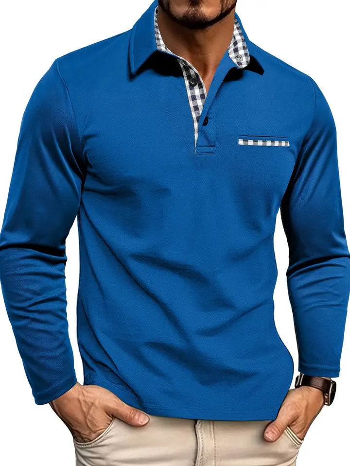 Ethan – Long-sleeved polo shirt