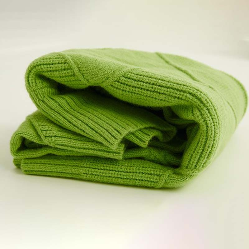 Erica | Textured Turtleneck Knit Sweater