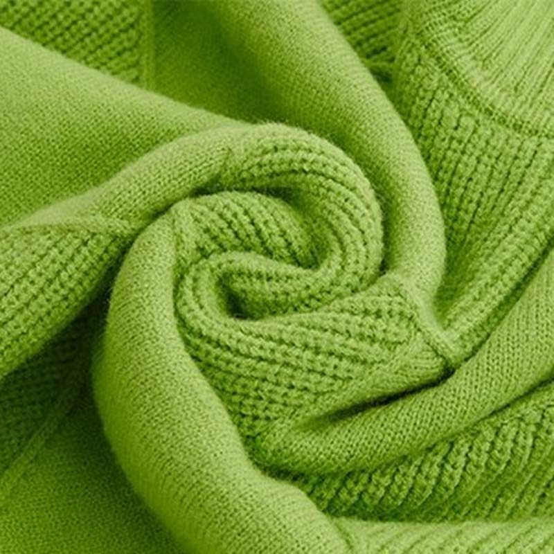 Erica | Textured Turtleneck Knit Sweater