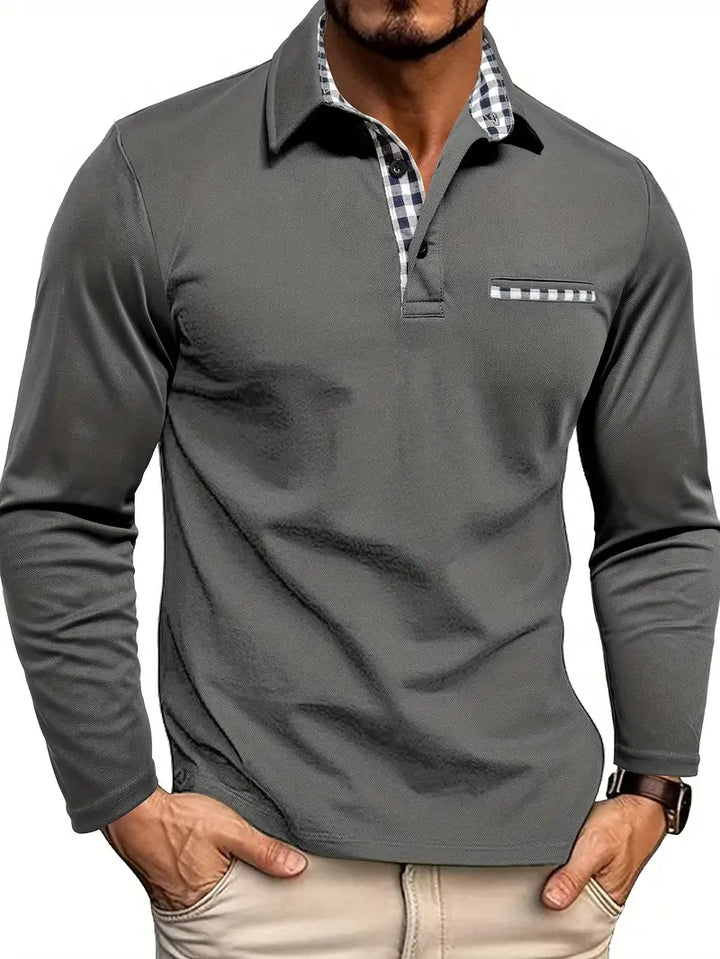 Ethan – Long-sleeved polo shirt