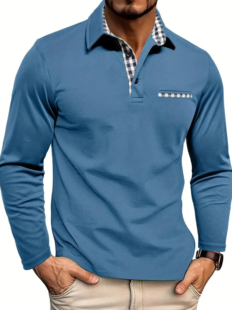 Ethan – Long-sleeved polo shirt