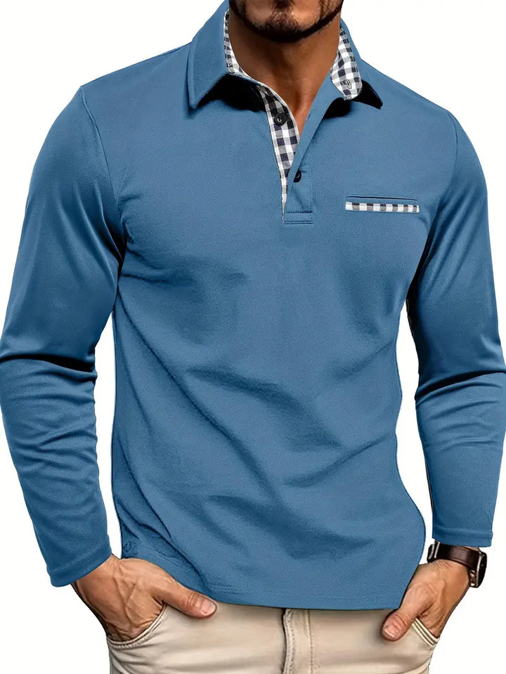 Ethan – Long-sleeved polo shirt